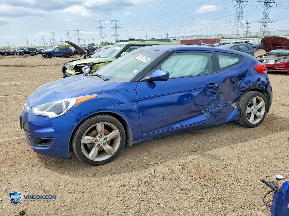 2015 HYUNDAI VELOSTER BASE – Lot 51607756 auction photo