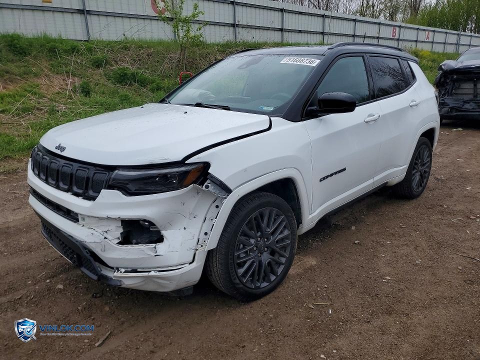 2022 JEEP COMPASS LIMITED – Lot 51608736 auction photo