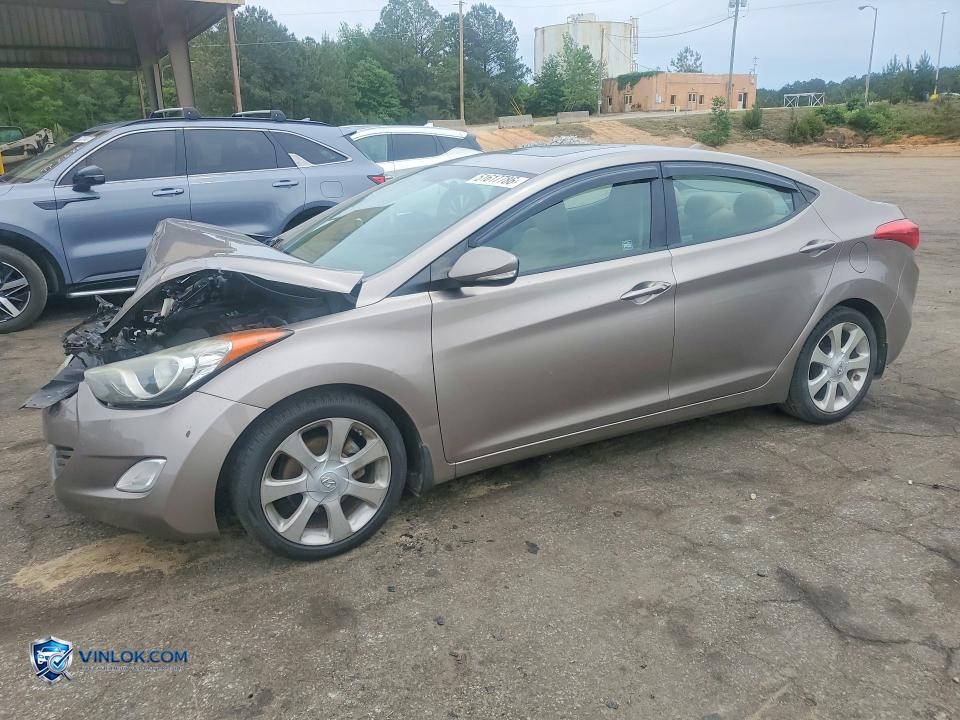 2012 HYUNDAI ELANTRA LIMITED – Lot 51617786 auction photo