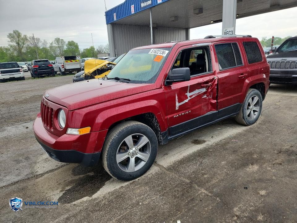 2017 JEEP PATRIOT LATITUDE – Lot 51622136 auction photo