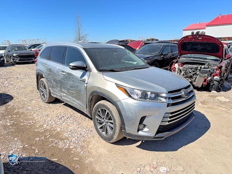 2018 TOYOTA HIGHLANDER HYBRID XLE – Lot 51624186 auction photo