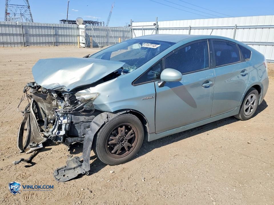 2012 TOYOTA PRIUS ONE – Lot 51631146 auction photo