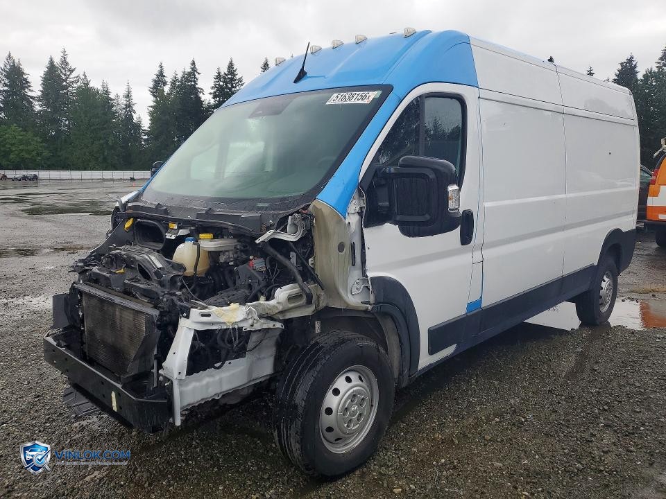 2023 RAM PROMASTER 2500 DELIVERY VAN – Lot 51638156 auction photo