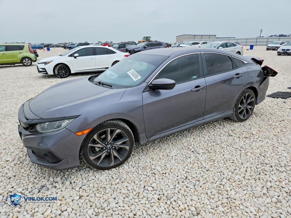 2019 HONDA CIVIC SPORT – Lot 51645096 auction photo