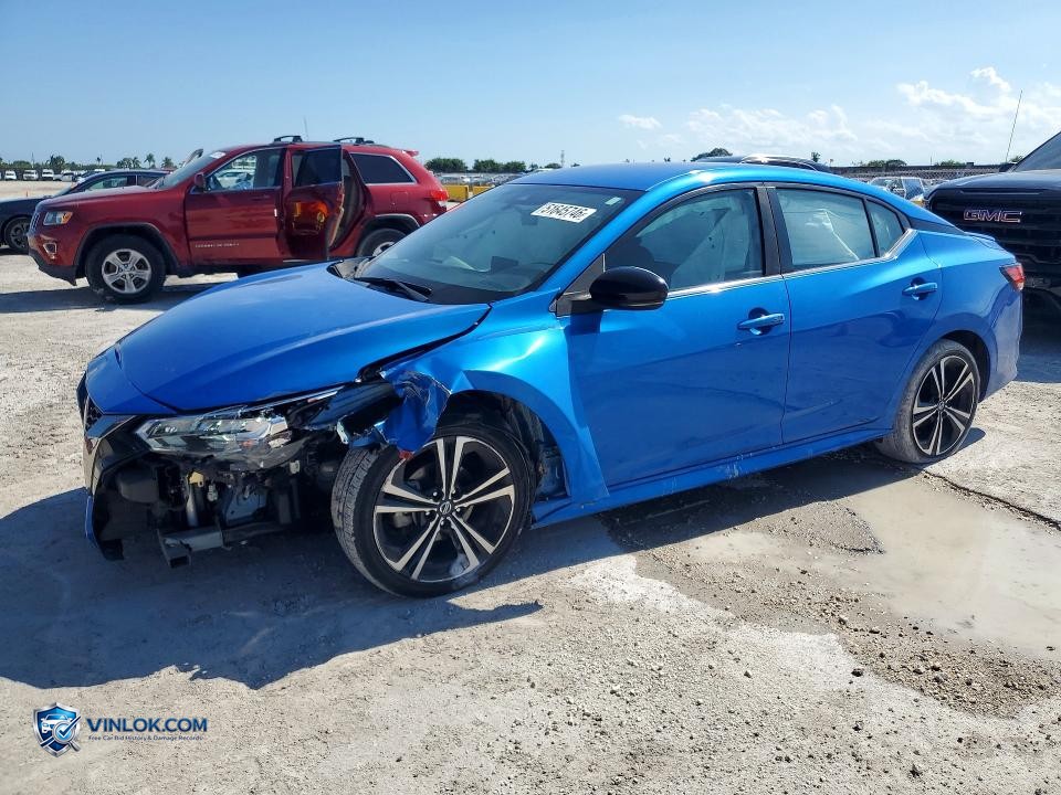 2022 NISSAN SENTRA SR – Lot 51645746 auction photo