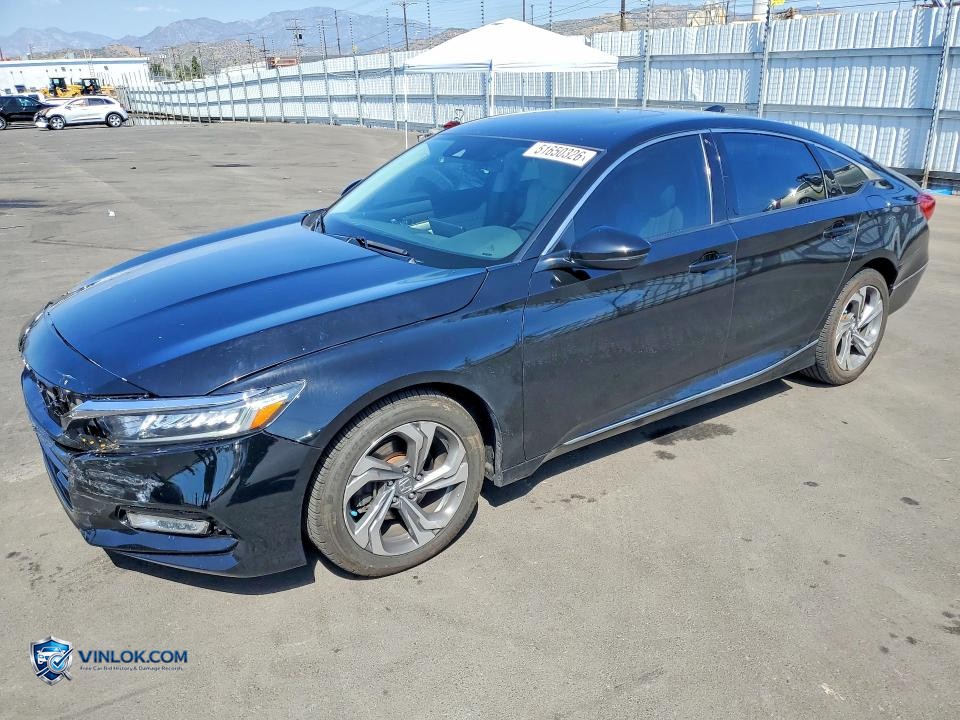 2018 HONDA ACCORD EXL – Lot 51650326 auction photo