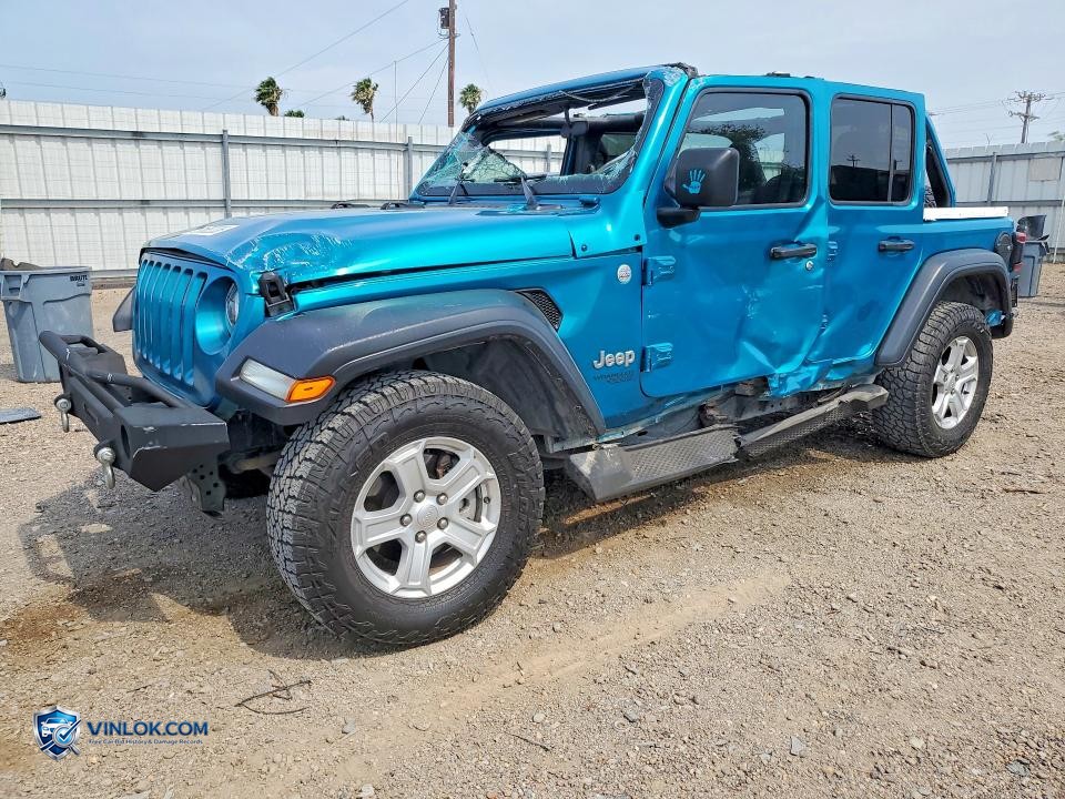 2020 JEEP WRANGLER UNLIMITED SPORT – Lot 51652336 auction photo