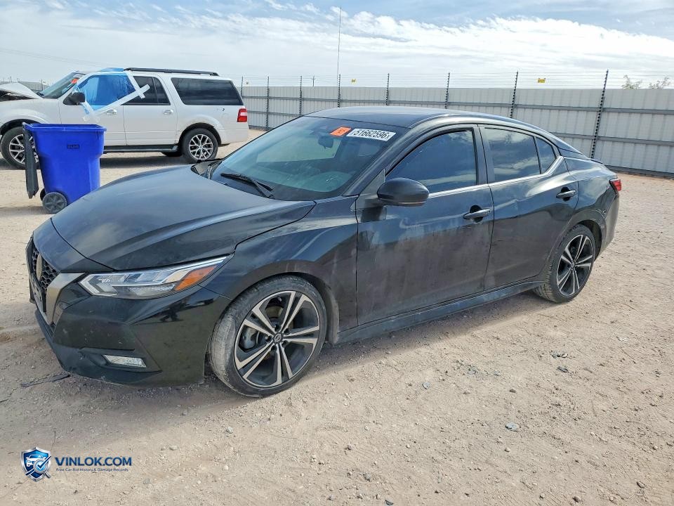 2021 NISSAN SENTRA SR – Lot 51662596 auction photo