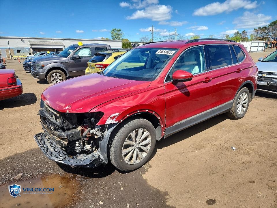2018 VOLKSWAGEN TIGUAN SE – Lot 51663826 auction photo