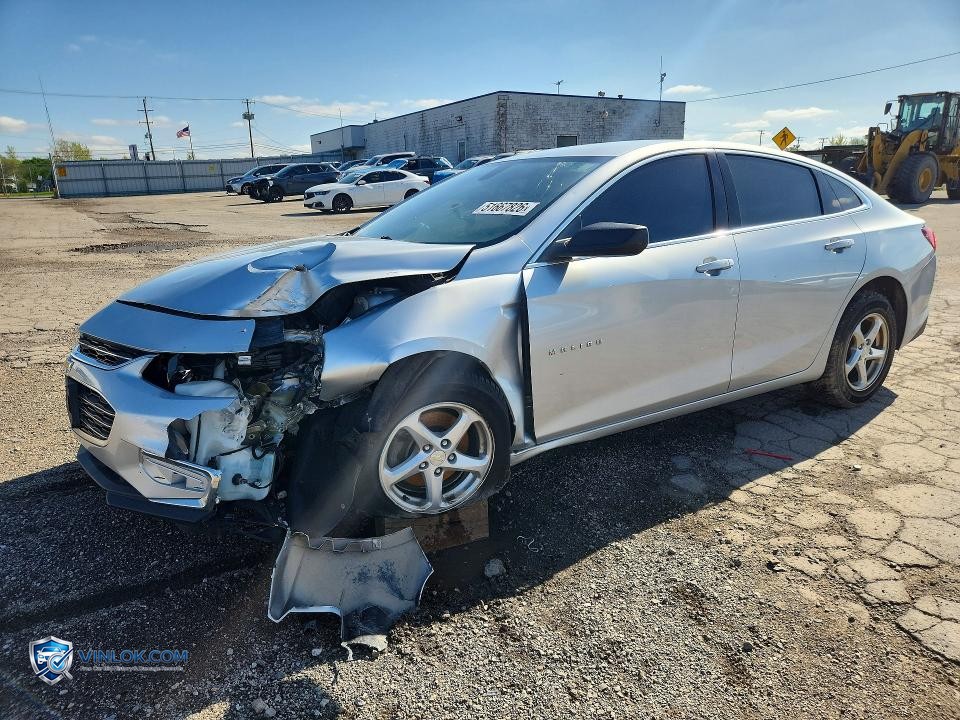 2017 CHEVROLET MALIBU LS – Lot 51667826 auction photo