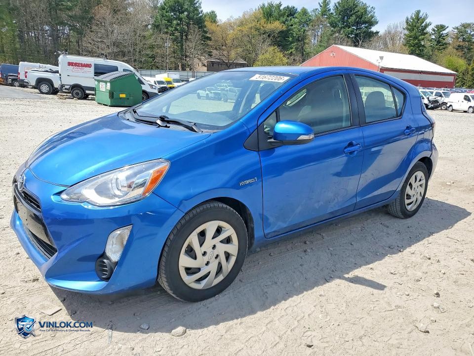 2015 TOYOTA PRIUS C TWO – Lot 51672206 auction photo
