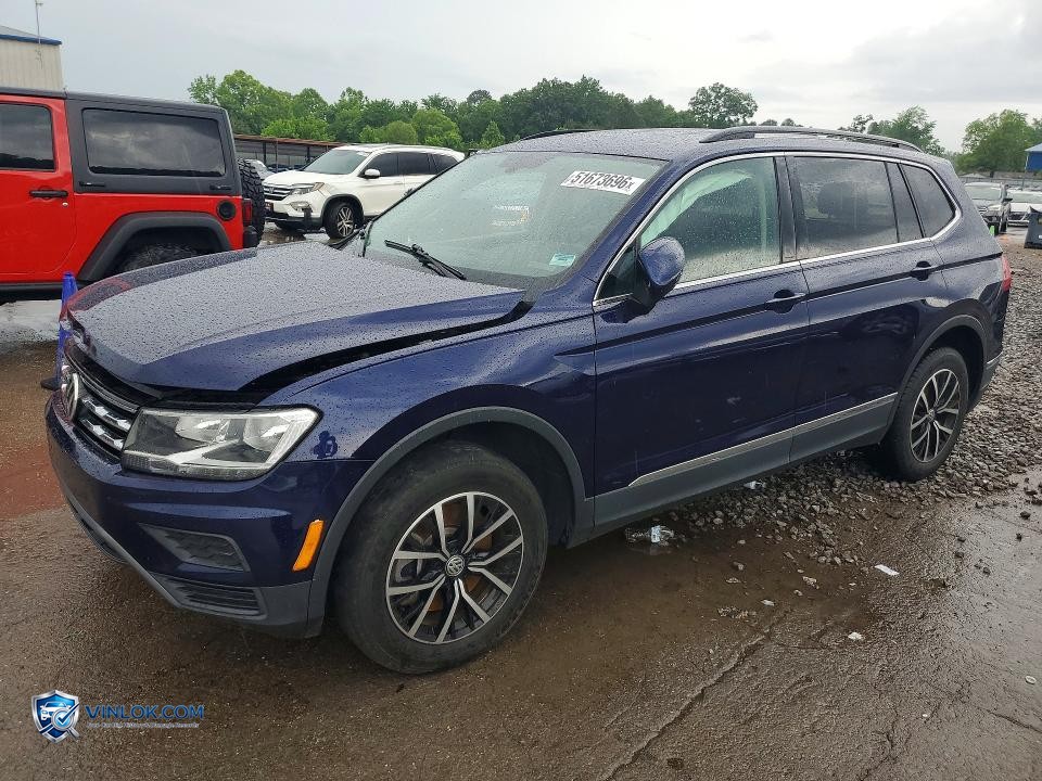 2021 VOLKSWAGEN TIGUAN SE – Lot 51673696 auction photo