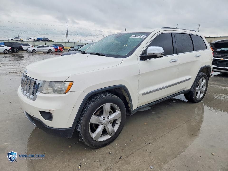 2012 JEEP GRAND CHEROKEE OVERLAND – Lot 51677976 auction photo