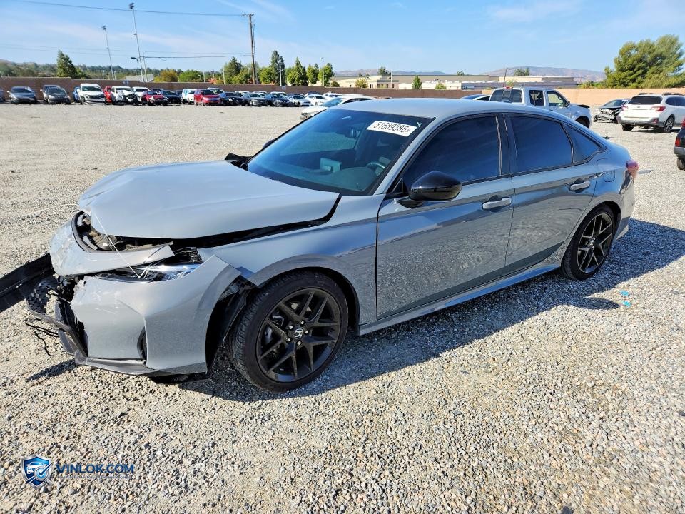2025 HONDA CIVIC SPORT – Lot 51689386 auction photo