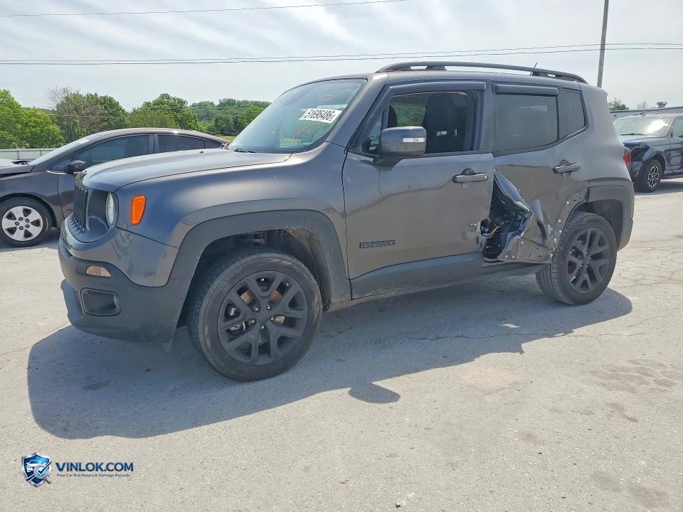 2017 JEEP RENEGADE LATITUDE – Lot 51696486 auction photo