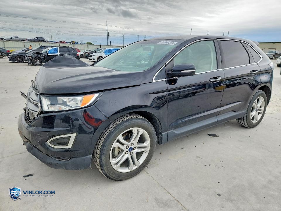 2017 FORD EDGE TITANIUM – Lot 51699396 auction photo