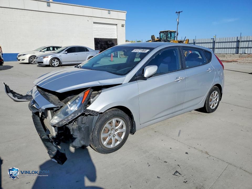 2013 HYUNDAI ACCENT GS – Lot 51721966 auction photo