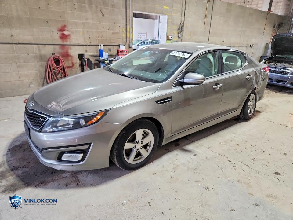 2015 KIA OPTIMA LX – Lot 51747796 auction photo