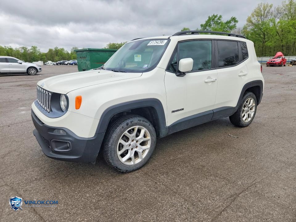 2015 JEEP RENEGADE LATITUDE – Lot 51754296 auction photo
