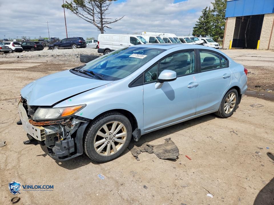 2012 HONDA CIVIC EX – Lot 51755206 auction photo