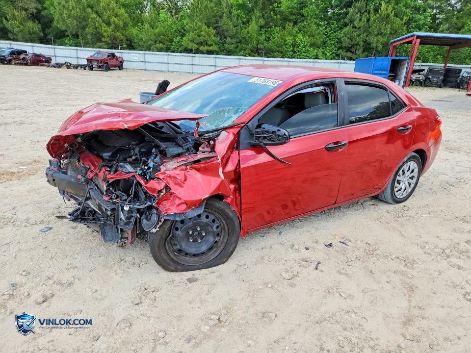 2018 TOYOTA COROLLA LE – Lot 51763196 auction photo