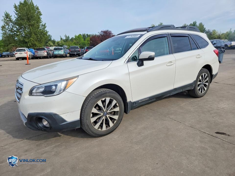 2016 SUBARU OUTBACK 2.5I LIMITED – Lot 51763966 auction photo