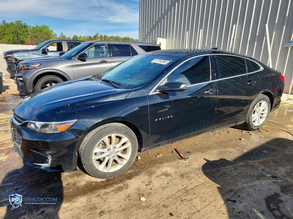 2017 CHEVROLET MALIBU LT – Lot 51764086 auction photo