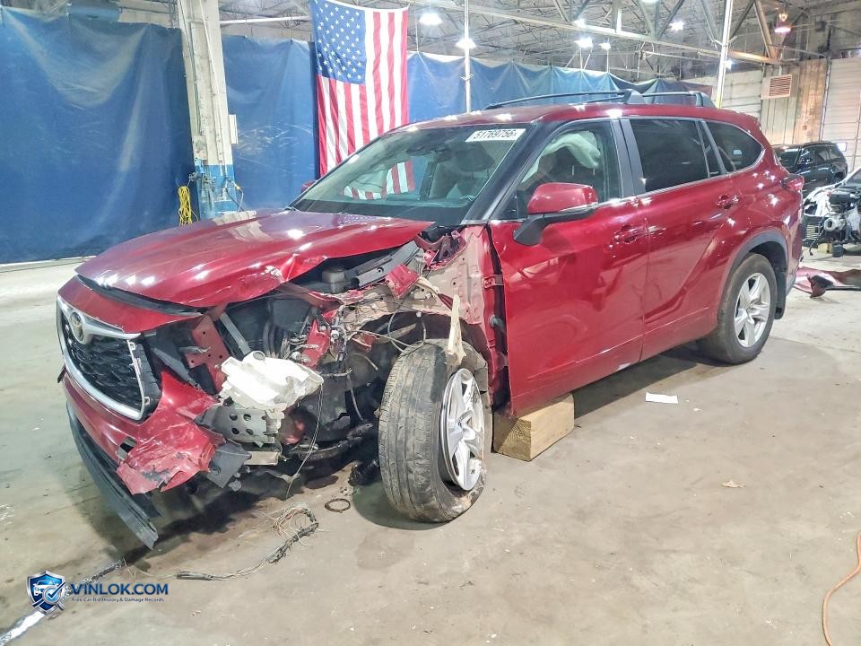 2023 TOYOTA HIGHLANDER LE – Lot 51769756 auction photo
