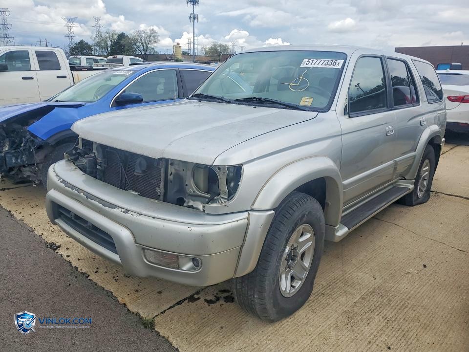 2002 TOYOTA 4RUNNER LIMITED – Lot 51777336 auction photo