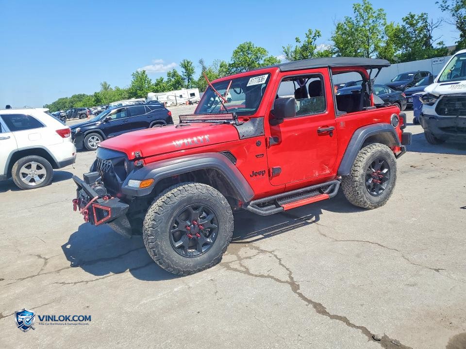 2020 JEEP WRANGLER SPORT – Lot 51777636 auction photo