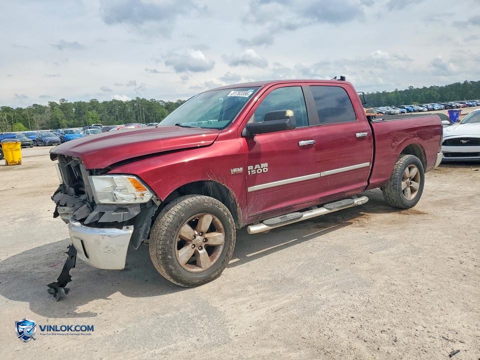 2018 RAM 1500 SLT – Lot 51783386 auction photo