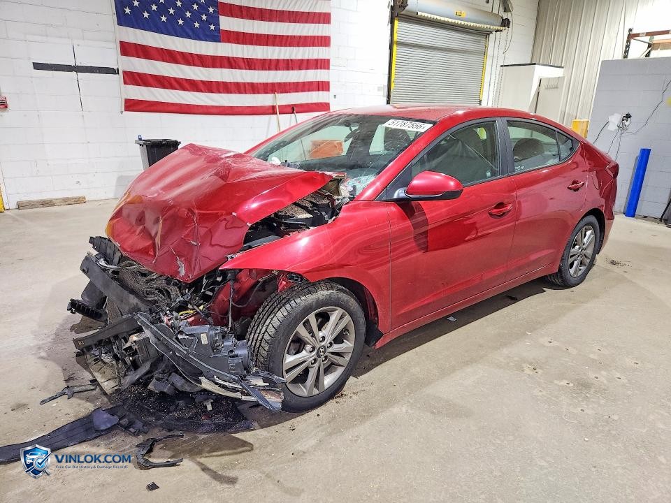 2018 HYUNDAI ELANTRA SEL – Lot 51787556 auction photo