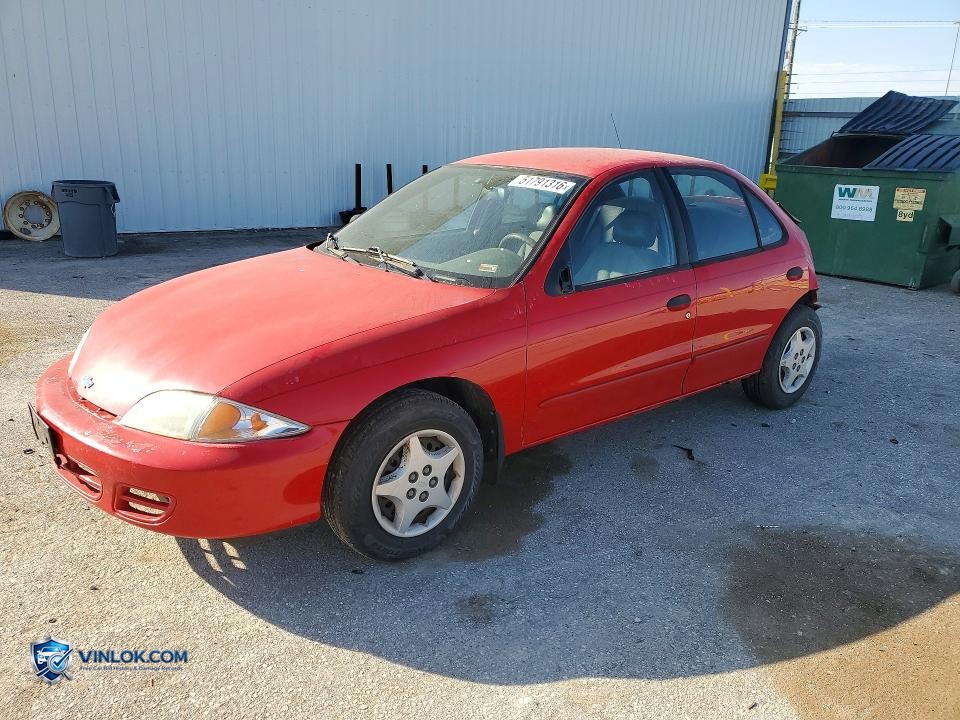 2002 CHEVROLET CAVALIER BASE – Lot 51791316 auction photo