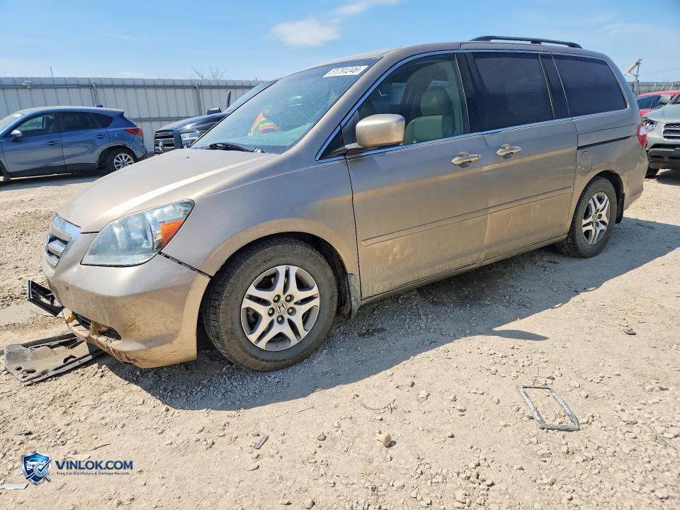 2006 HONDA ODYSSEY EXL – Lot 51791346 auction photo