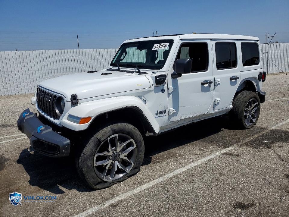 2024 JEEP WRANGLER 4XE – Lot 51791576 auction photo
