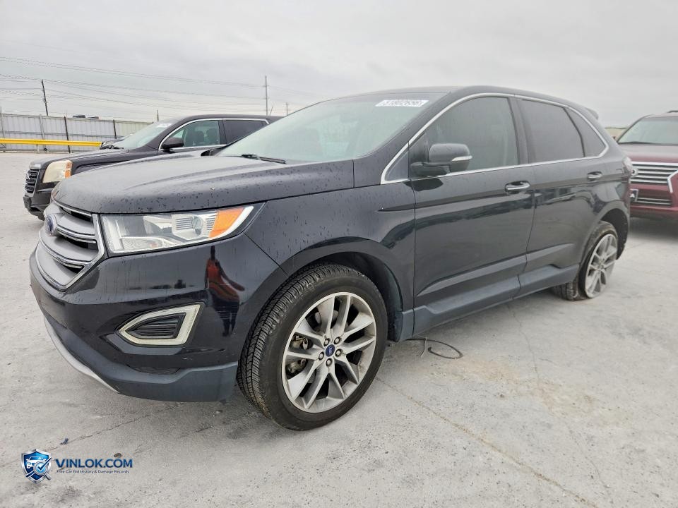 2017 FORD EDGE TITANIUM – Lot 51802656 auction photo