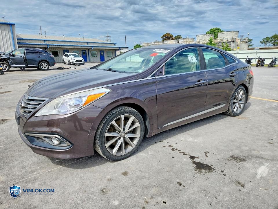 2016 HYUNDAI AZERA BASE – Lot 51804346 auction photo