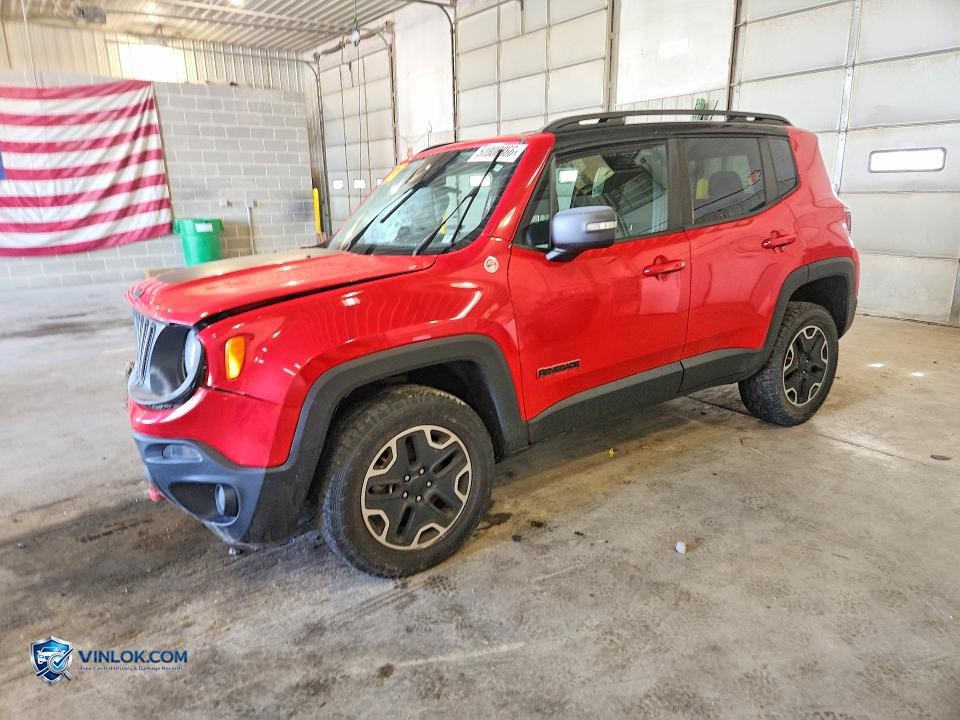 2016 JEEP RENEGADE TRAILHAWK – Lot 51806866 auction photo