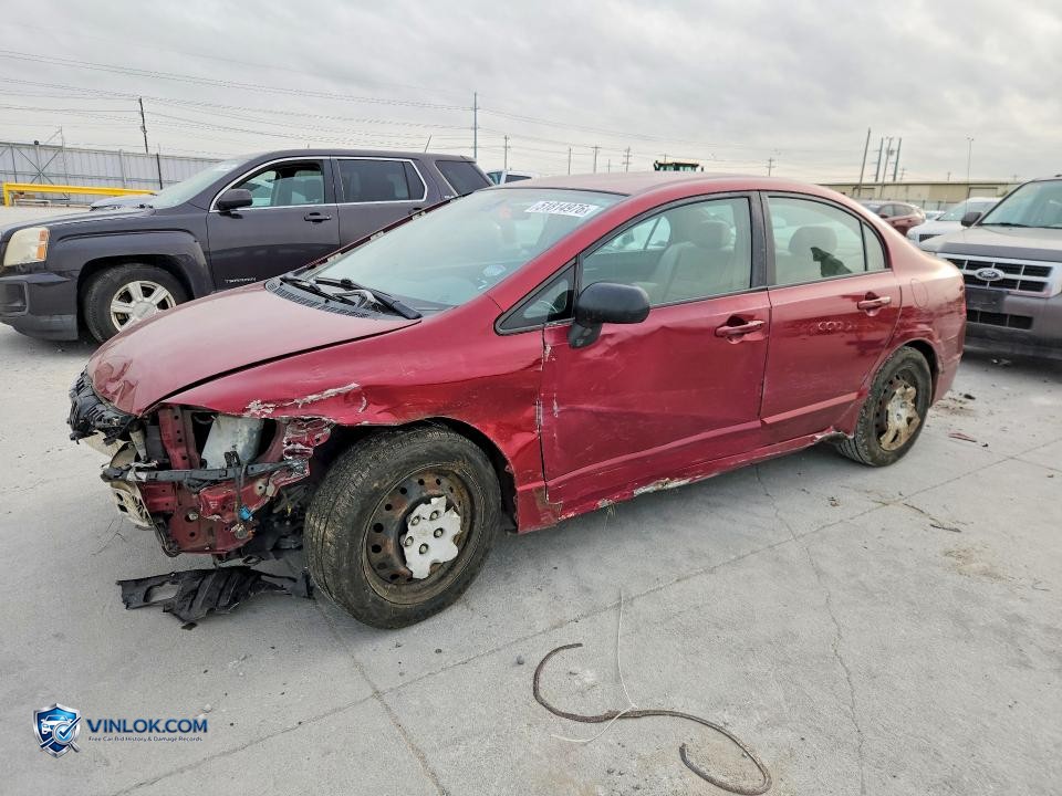 2011 HONDA CIVIC LX – Lot 51814976 auction photo