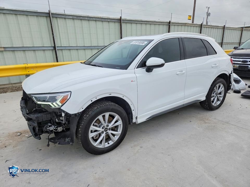 2025 AUDI Q3 PREMIUM S LINE 45 – Lot 51819596 auction photo