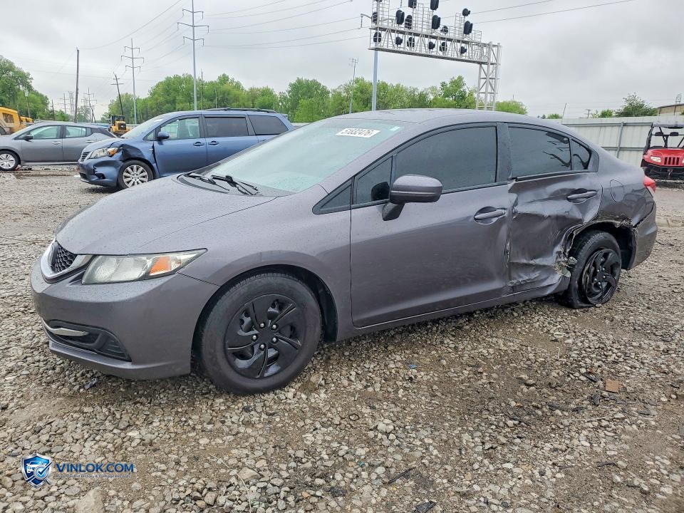 2014 HONDA CIVIC LX – Lot 51832476 auction photo