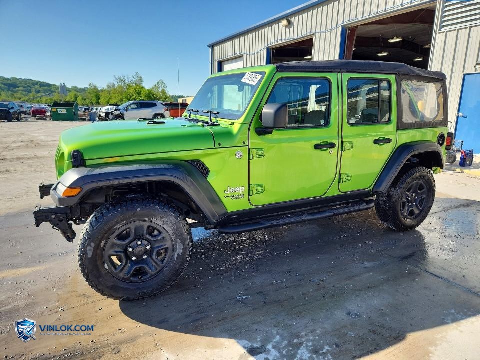 2019 JEEP WRANGLER UNLIMITED SPORT – Lot 51836856 auction photo
