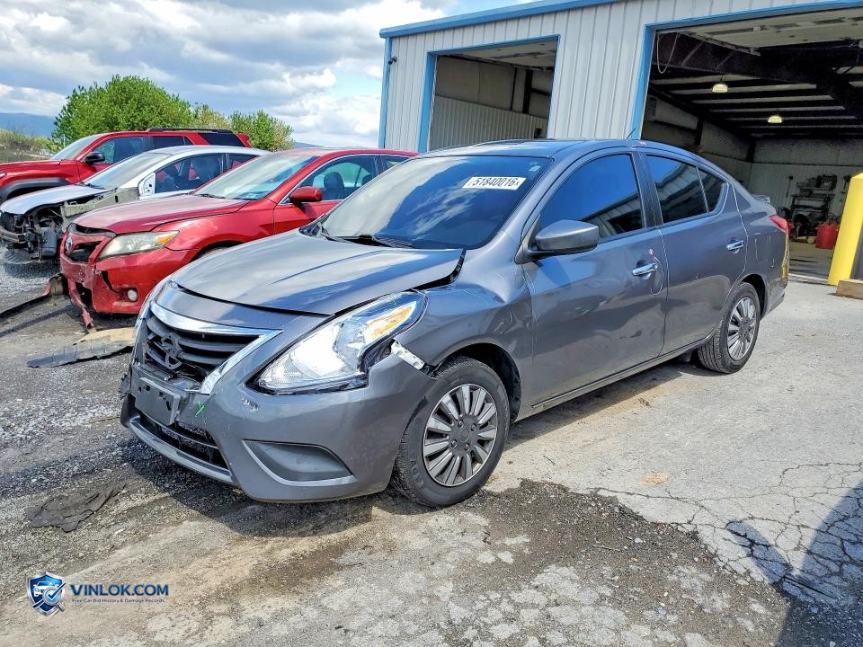 2019 NISSAN VERSA SV – Lot 51840016 auction photo