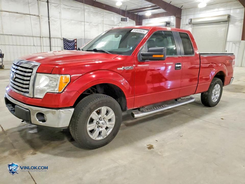2011 FORD F150 XLT SUPERCAB 4W – Lot 51849926 auction photo