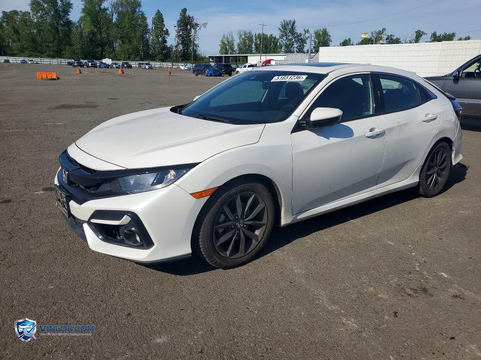 2020 HONDA CIVIC EX – Lot 51851236 auction photo