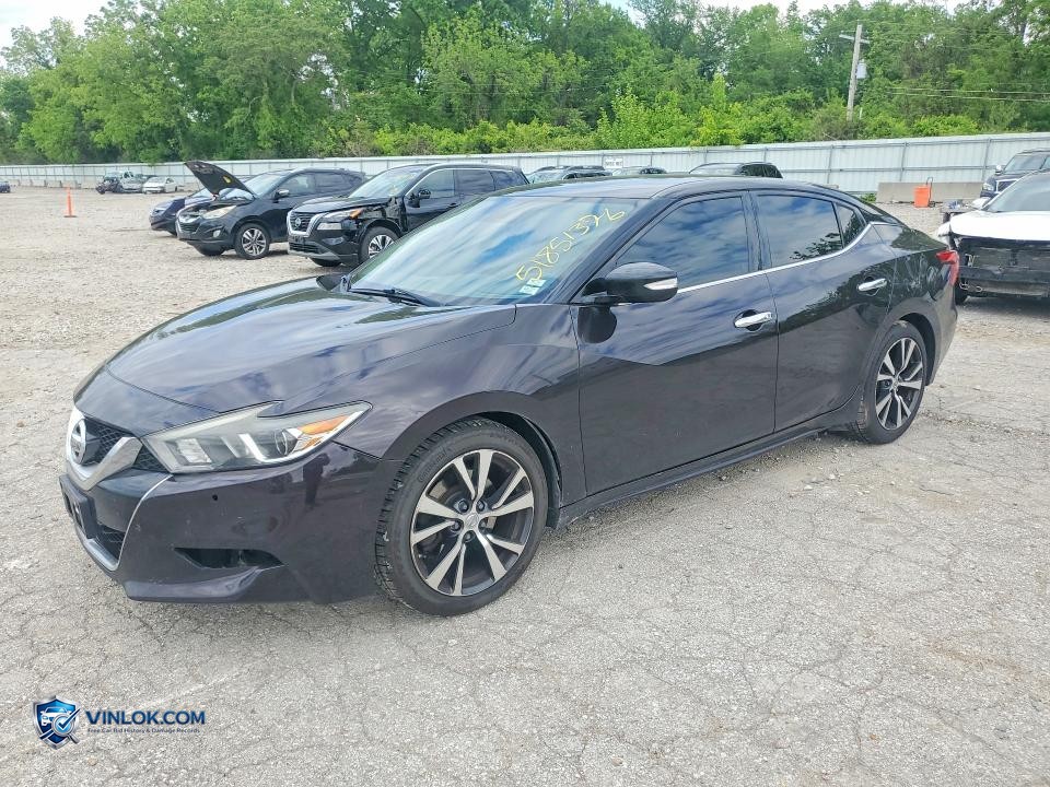 2016 NISSAN MAXIMA 3.5 SV – Lot 51851376 auction photo