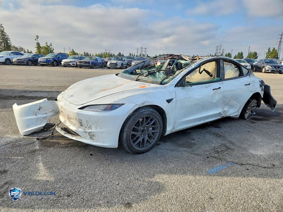 2025 TESLA MODEL 3 – Lot 51856276 auction photo
