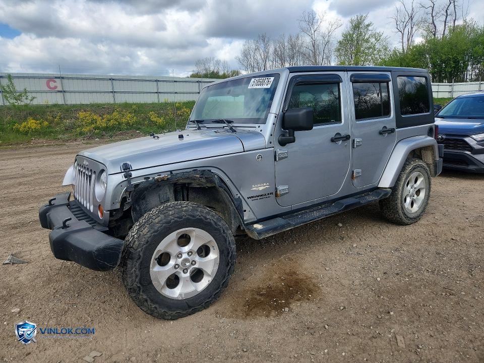2013 JEEP WRANGLER UNLIMITED SAHARA – Lot 51858876 auction photo
