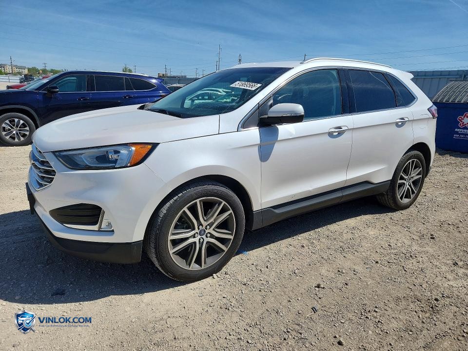 2019 FORD EDGE TITANIUM – Lot 51869566 auction photo