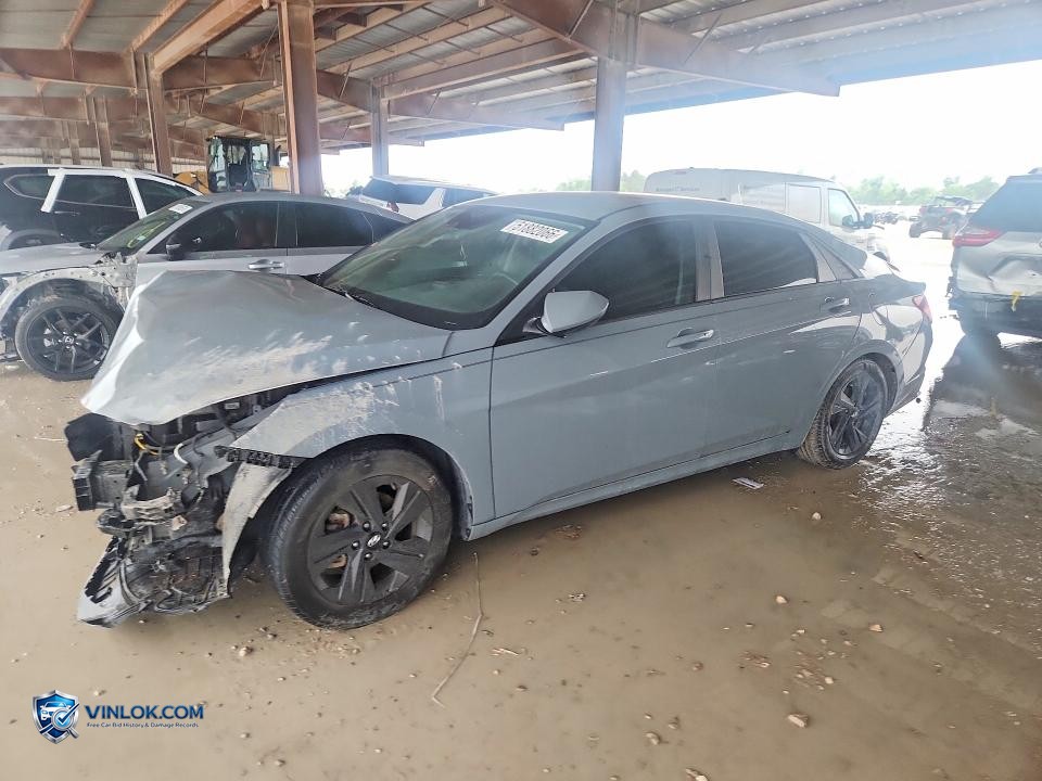 2021 HYUNDAI ELANTRA SEL – Lot 51882066 auction photo